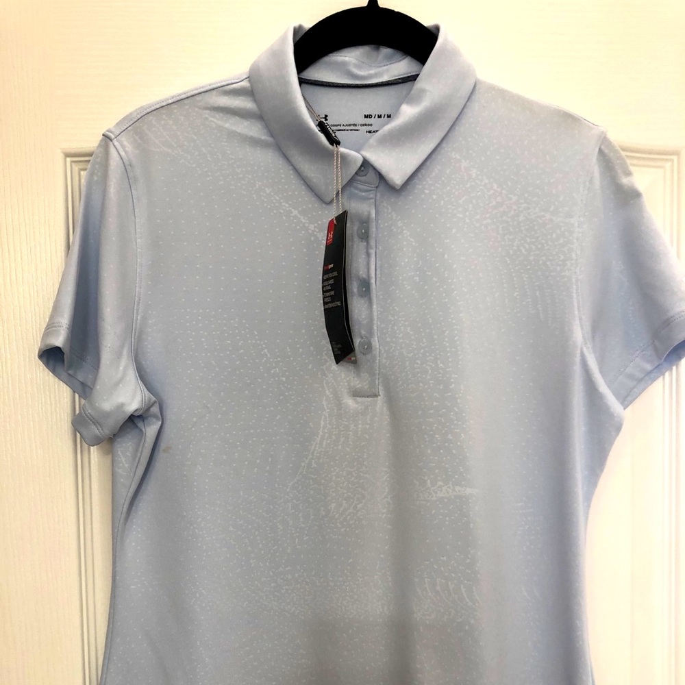 Under Armour gold shirt